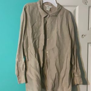 Brooks brothers linen blouse